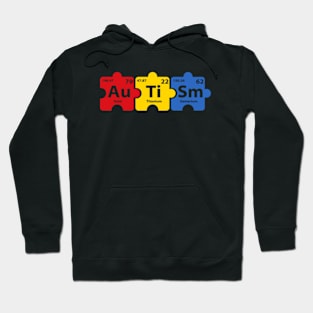 Autism (Au-Ti-Sm) Periodic Elements Spelling Hoodie